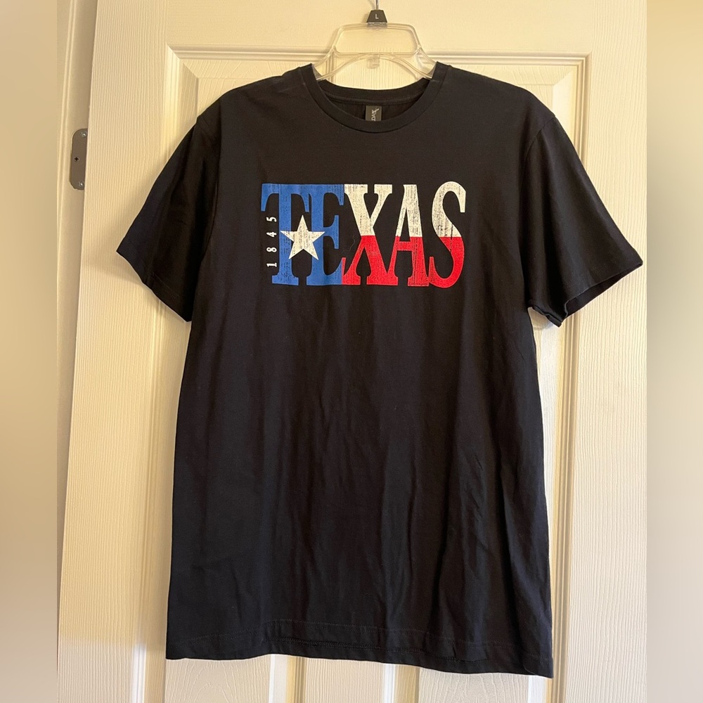 New Unisex Gildan Black Texas Tee
